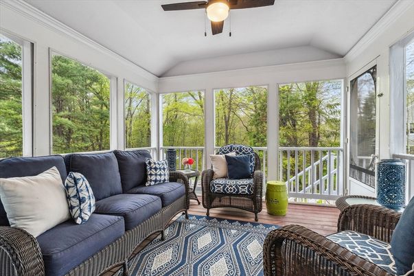 Interior, Sun Room, Wood Texture Flooring