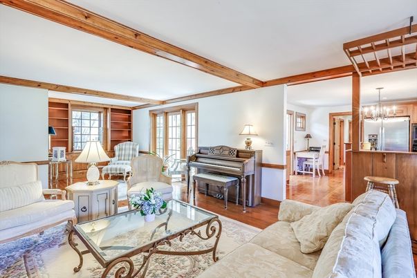 Chandelier, Interior, Living room, Piano, Wood Texture Flooring