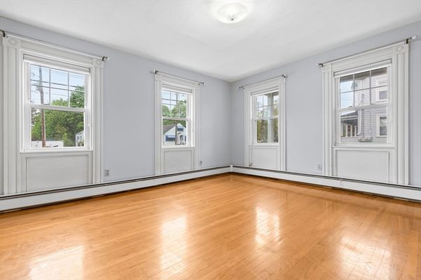 Empty room, Interior, Wood Texture Flooring