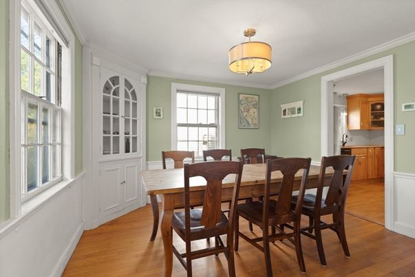 Dining room, Interior, Wood Texture Flooring