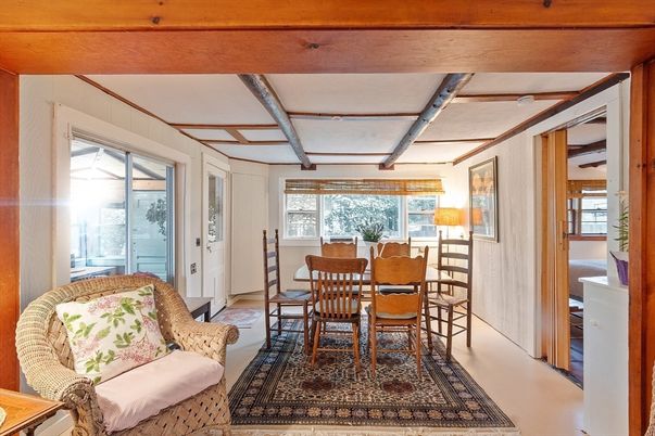 Dining room, Interior, Wooden Beams
