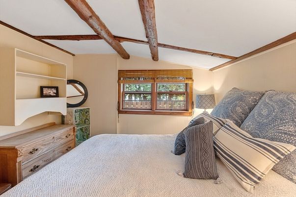 Bedroom, Interior, Wooden Beams