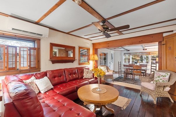 Dining room, Interior, Living room, Wooden Beams, Wood Texture Flooring