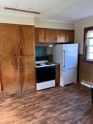 Interior, Kitchen, Wood Texture Flooring