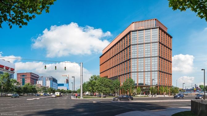 Exterior, Facade, Highrise