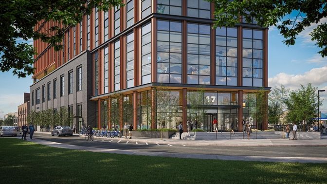 Exterior, Facade, Condo Building