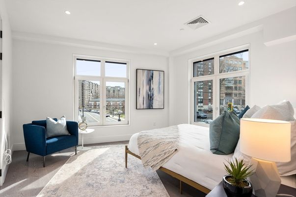 Bedroom, Interior, Recessed Lighting