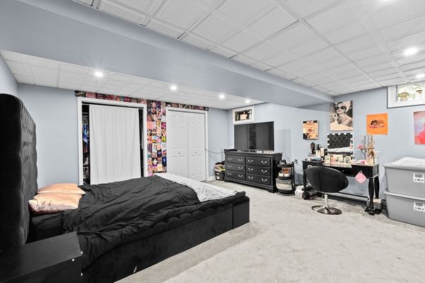 Bedroom, Interior, Recessed Lighting
