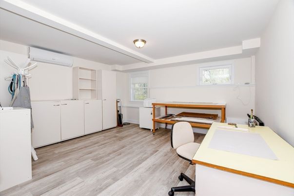 Home Office, Interior, Wood Texture Flooring