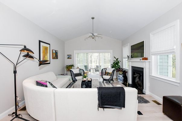 Fireplace, Interior, Living room, Wood Texture Flooring