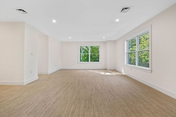 Empty room, Interior, Recessed Lighting