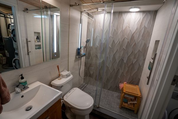 Bathroom, Glass Shower, Interior