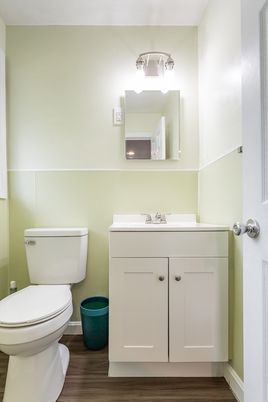 Bathroom, Interior, Wood Texture Flooring