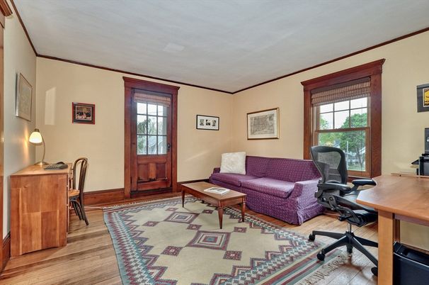 Home Office, Interior, Wood Texture Flooring