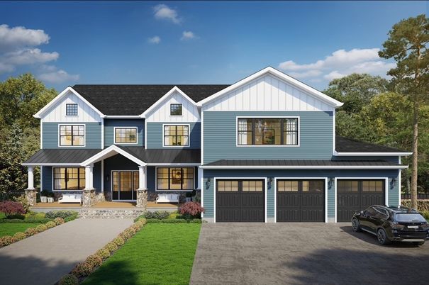 Attached, Exterior, Facade, Farmhouse