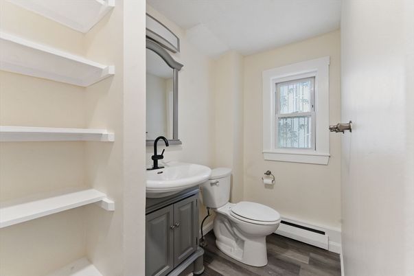 Bathroom, Interior, Wood Texture Flooring