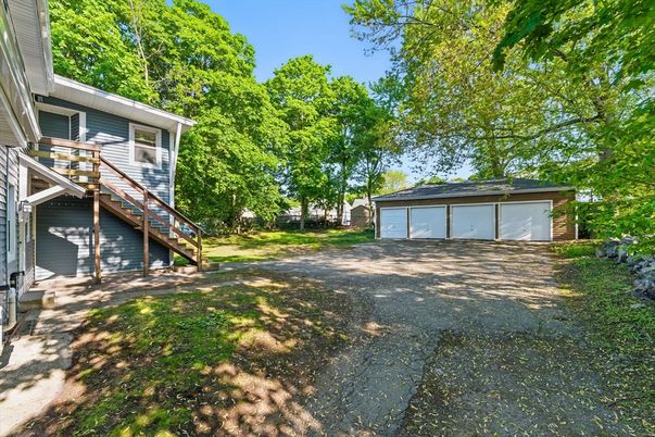 Backyard, Detached Garage, Exterior