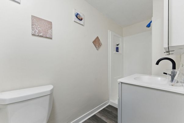 Bathroom, Interior, Wood Texture Flooring