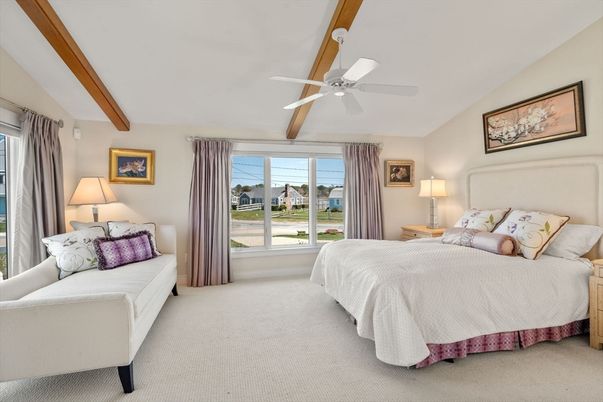 Bedroom, Interior, Wooden Beams