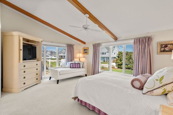 Bedroom, Interior, Wooden Beams