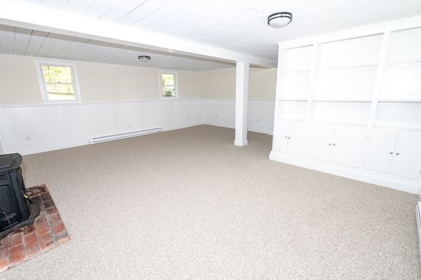 Empty room, Fireplace, Interior