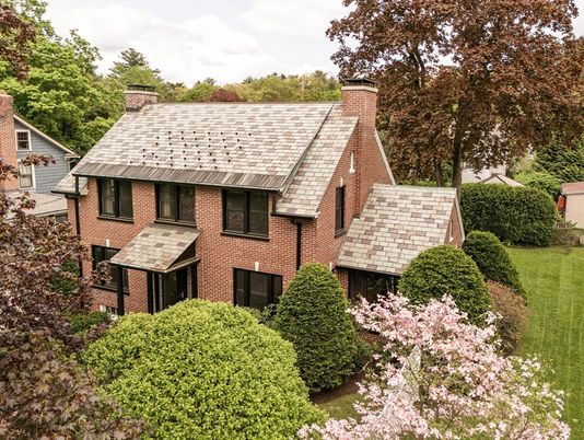Exterior, Facade, Brick Facade, Tudor Revival