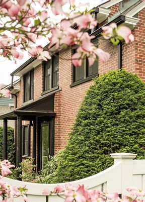 Exterior, Facade, Brick Facade, Rowhouse