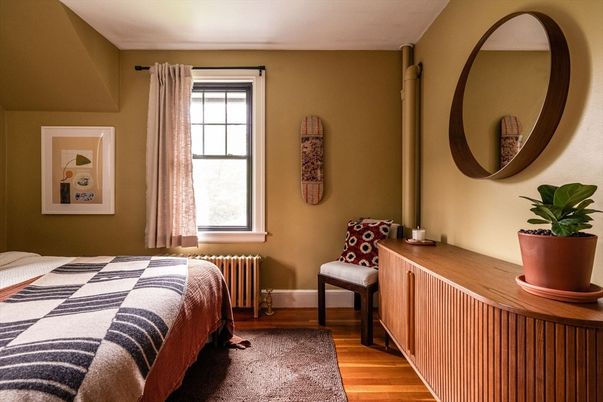 Bedroom, Interior, Wood Texture Flooring