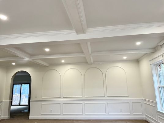 Chandelier, Interior, Recessed Lighting, Wood Texture Flooring