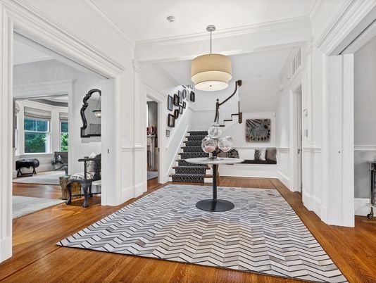 Interior, Pendant Lights, Wood Texture Flooring