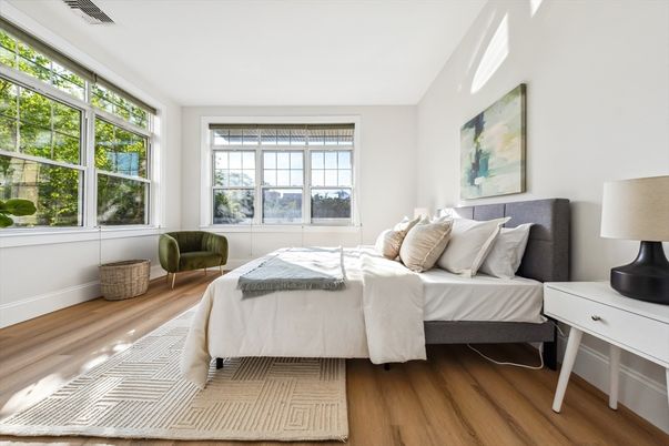 Bedroom, Interior, Wood Texture Flooring