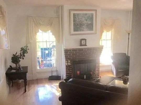 Fireplace, Interior, Living room, Wood Texture Flooring