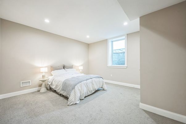 Bedroom, Interior, Recessed Lighting