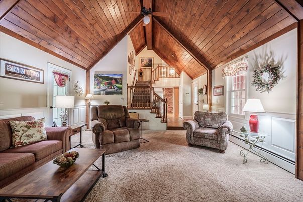 Interior, Living room, Wooden Beams, Wooden Ceilings