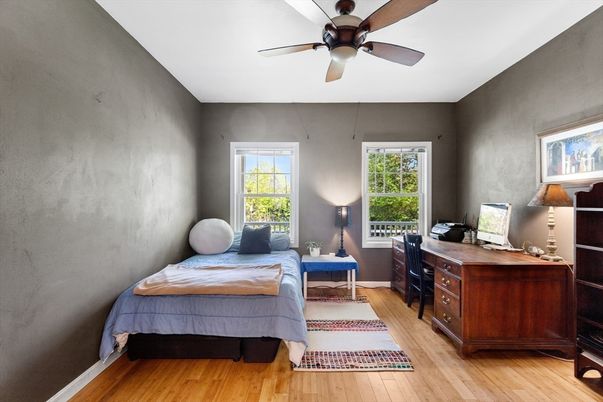 Bedroom, Home Office, Interior, Wood Texture Flooring