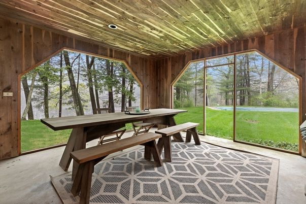 Interior, Sun Room, Wooden Ceilings, Wooden Walls