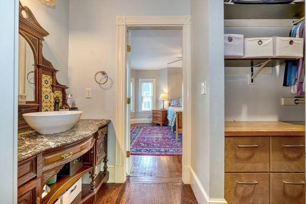 Bathroom, Interior, Wood Texture Flooring