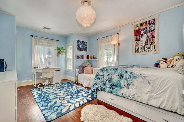 Bedroom, Interior, Wood Texture Flooring
