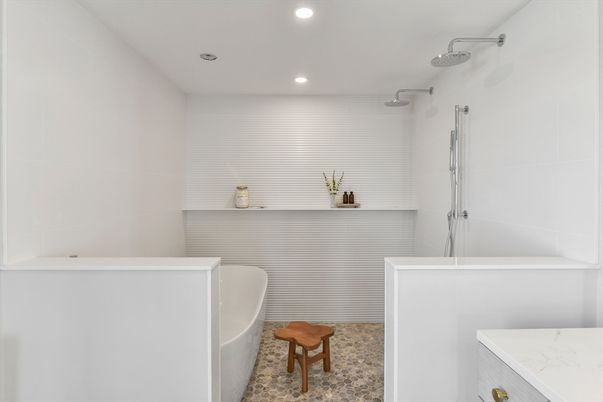 Bathroom, Free Standing Baths, Interior, Recessed Lighting