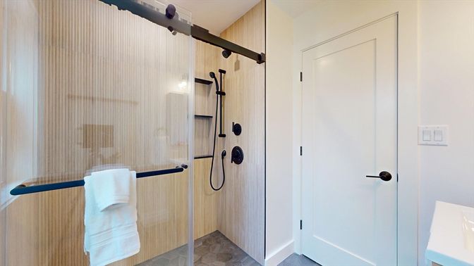 Bathroom, Glass Shower, Interior