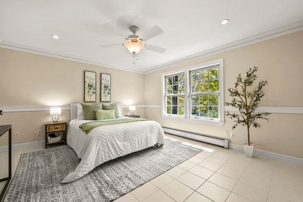 Bedroom, Interior, Recessed Lighting