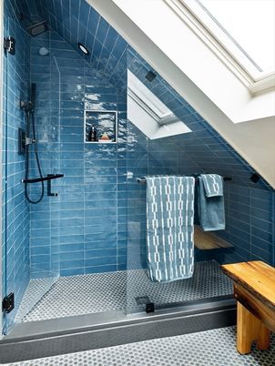 Bathroom, Glass Shower, Interior