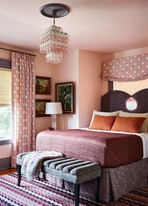 Bedroom, Chandelier, Interior