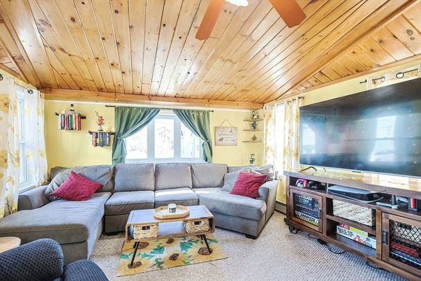 Interior, Living room, Wooden Ceilings