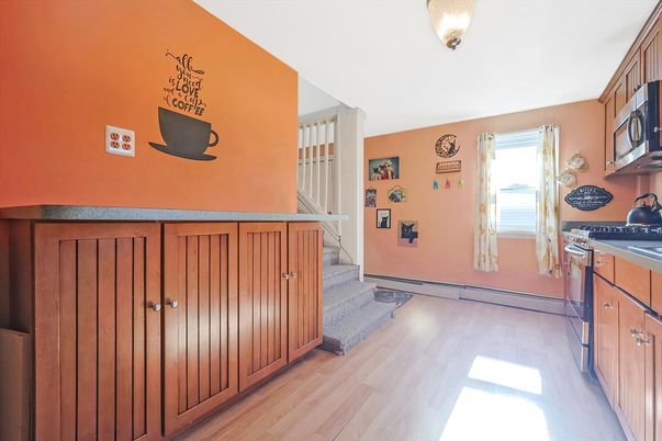 Interior, Kitchen, Wood Texture Flooring