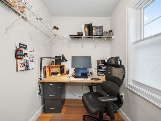Home Office, Interior, Wood Texture Flooring