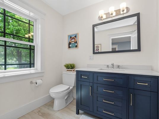 Bathroom, Interior, Wood Texture Flooring
