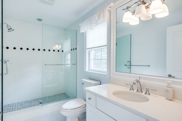 Bathroom, Glass Shower, Interior