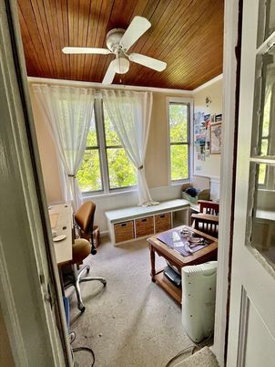 Home Office, Interior, Wooden Ceilings
