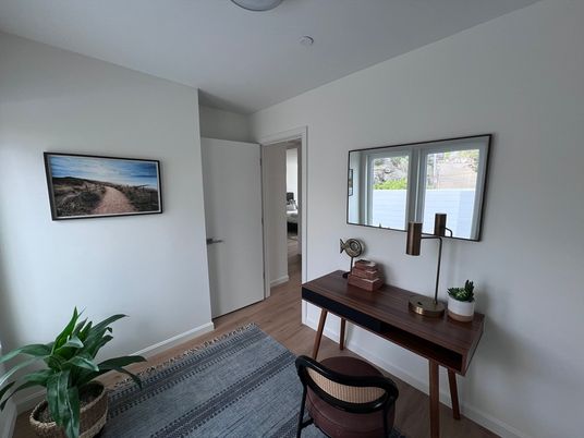 Home Office, Interior, Wood Texture Flooring